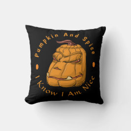 Scary Orange Halloween Pumpkin Spooky Roligt Kudde