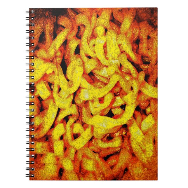 Scary Orange Ramen Anteckningsbok (Framsidan)