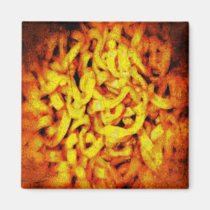 Scary Orange Ramen Magnet