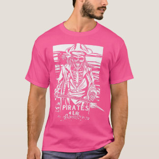Scary Pirat Skeleton T Shirt