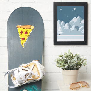 Scary Pizza Ansikte Klistermärken