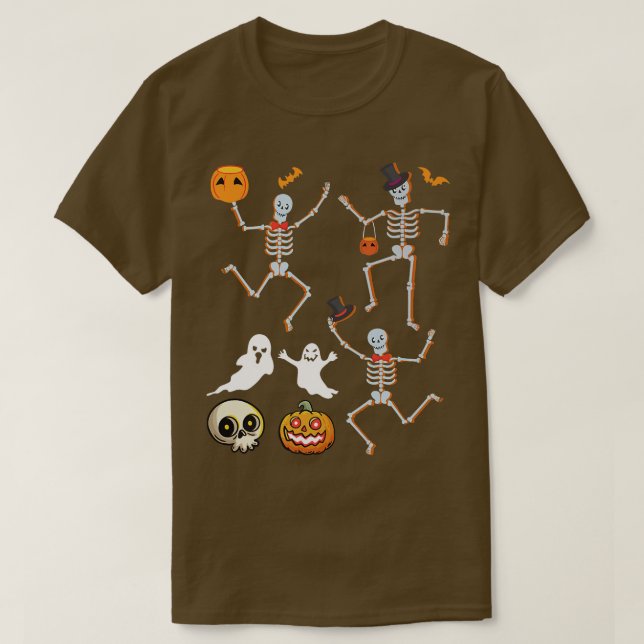 Scary pooky Halloween-pumpkinkor kvinnor i manar T Shirt (Design framsida)