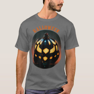 Scary Pumpkin Halloween, JackOLantern Head Face Sc T Shirt