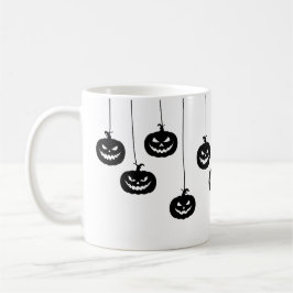 Scary Pumpkin hanging Kaffemugg