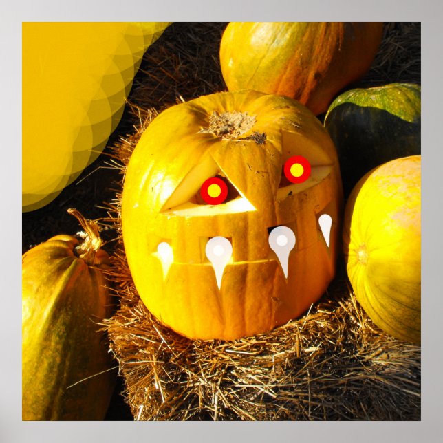 Scary pumpkin poster (Framsidan)