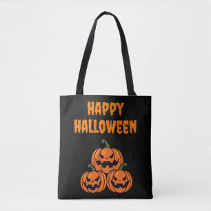 Scary Pumpkins Lycklig Hallowen Tygkasse