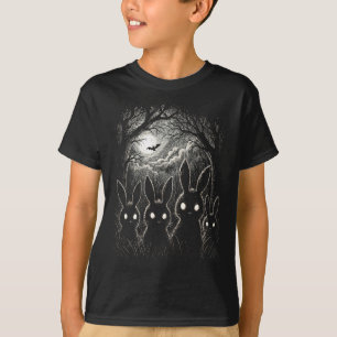 Scary Rabbit Ögon Forest Creepy Halloween Costume T Shirt