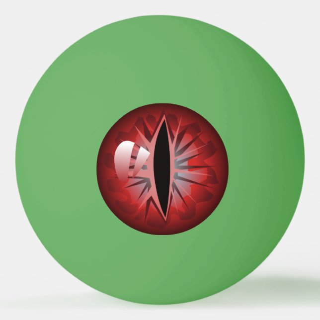 Scary Red Öga Ping Pong Boll Eyebullar (Framsidan)