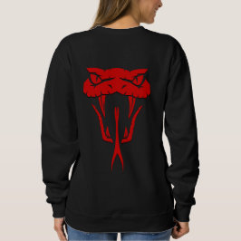 Scary Red Snake Ansikte Unisex T Shirt