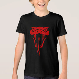 Scary Red Snake - Fierce Serpent Ansikte Boys T Shirt