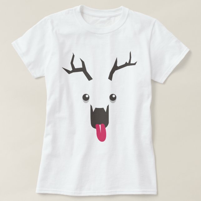 Scary Reindeer Tee (Design framsida)