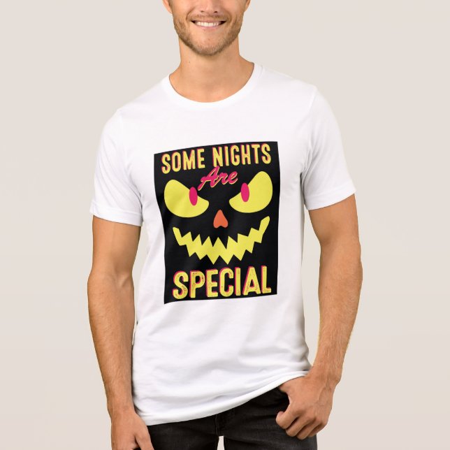 Scary Roligt fylld Halloween T-Shirt (Framsida)