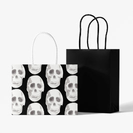 Scary Scull Black & White Mönster|Happy halloween