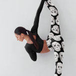 Scary Scull Black & White Mönster|Happy halloween Leggings<br><div class="desc">Scary Scull Black & White Mönster|Happy halloween</div>