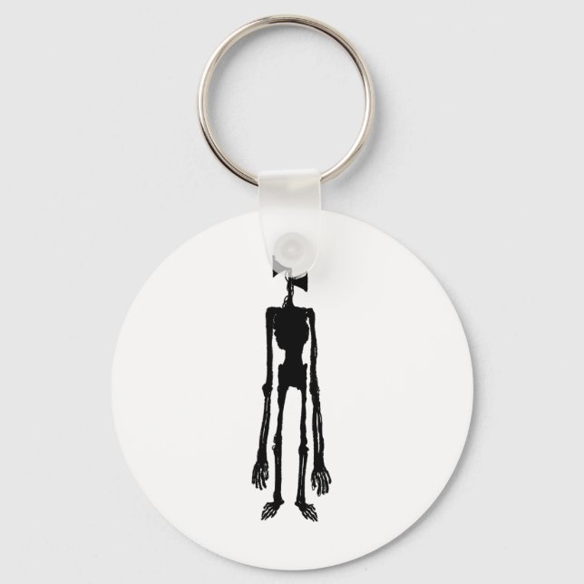 Scary Siren Meme Gamer Kids Boys Girls Xmas Gifts  Nyckelring (Framsida)