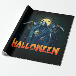 Scary Skeleton Night Halloween, My Halloween Mood. Presentpapper