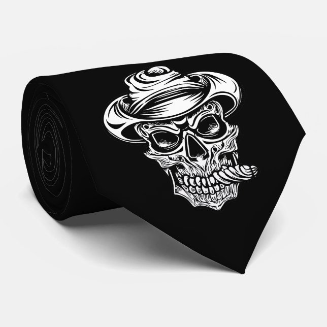 Scary Skull Deadly Vibes Halloween Slips (Rullad)