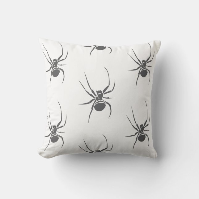 Scary Spiders Halloween Decor Kudde (Framsida)