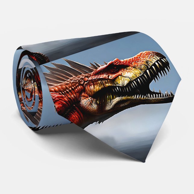 Scary Spinosaurus Dinosaur Slips (Rullad)