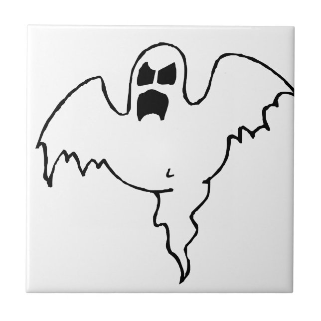 Scary spöke kakelplatta (Framsidan)