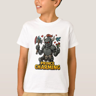 Scary Tecknad Knight - "Pris Charming T Shirt