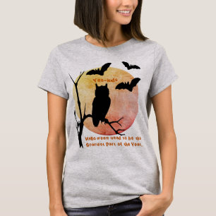 Scary Thoughts Orange Halloween T Shirt