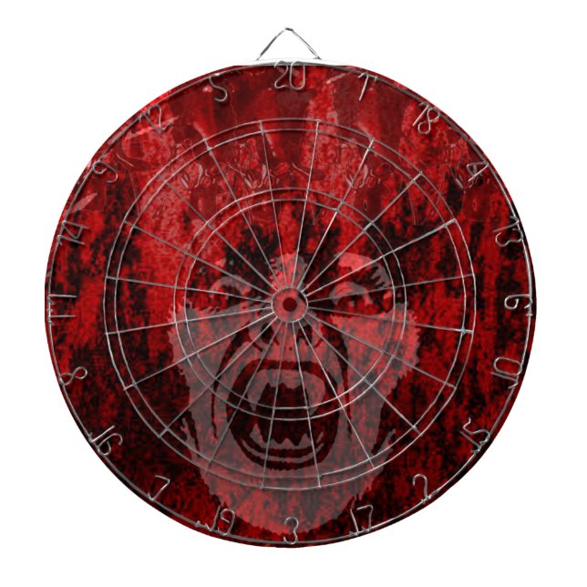 Scary Vampire Dam i Blood Dartboard Piltavla (Framsidan)