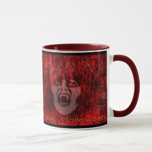 Scary Vampire Dam i Blood Mugg
