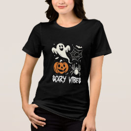 Scary vibes halloween t shirt