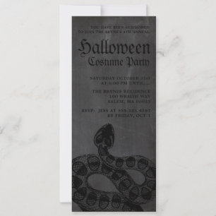 Scary Vuxen Halloween fest-inbjudan Inbjudningar