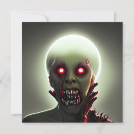 Scary Walking Zombie Halloween Kort