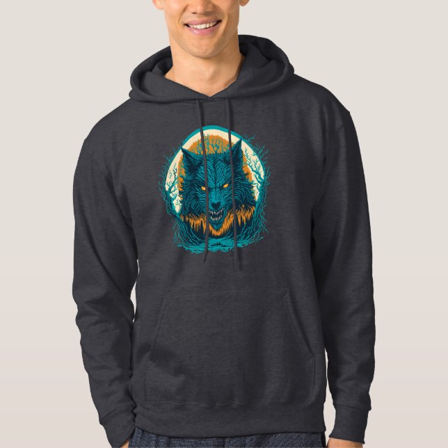 Scary Werevarv Hoodie (Framsida)