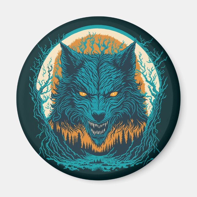 Scary Werevarv Magnet (Framsidan)