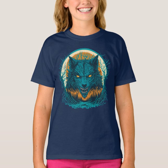 Scary Werevarv T Shirt (Framsida)