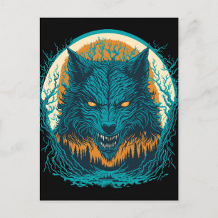 Scary Werevarv Vykort