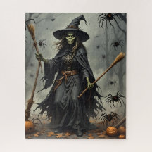 Scary Witch Jigszle Puzzle