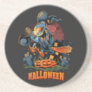 Scary Witch på ett rum Underlägg