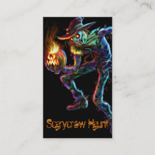 Scarycrow fågelskrämmavisitkort visitkort