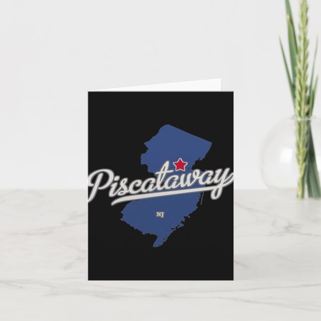 Scataway New Jersey Nj Karta  Kort (Framsida)