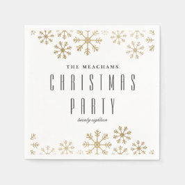 Scaterad julfest-servetter från snö pappersservett