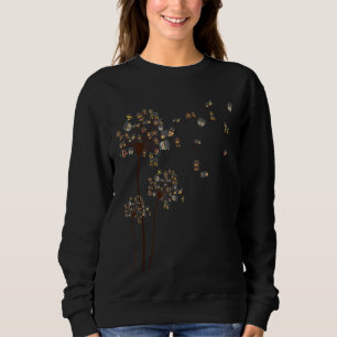 Scatter Kärlek Rottweiler Dandelion Hund Mamma Mor T Shirt