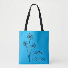 Scatter Kindness Dandelion Cascade Tote Tygkasse