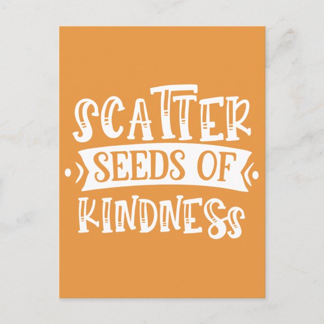 Scatter Seeds of Kindness Vykort (Framsida)