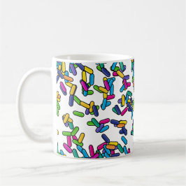 Scattered Sprinkles Mönster Kaffemugg