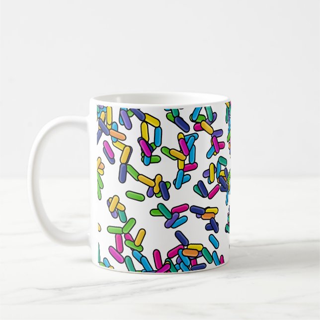 Scattered Sprinkles Mönster Kaffemugg (Vänster)