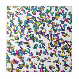 Scattered Sprinkles Mönster Kakelplatta