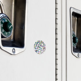 Scattered Sprinkles Mönster Magnet