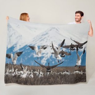 Scattering Geese Fleecefilt