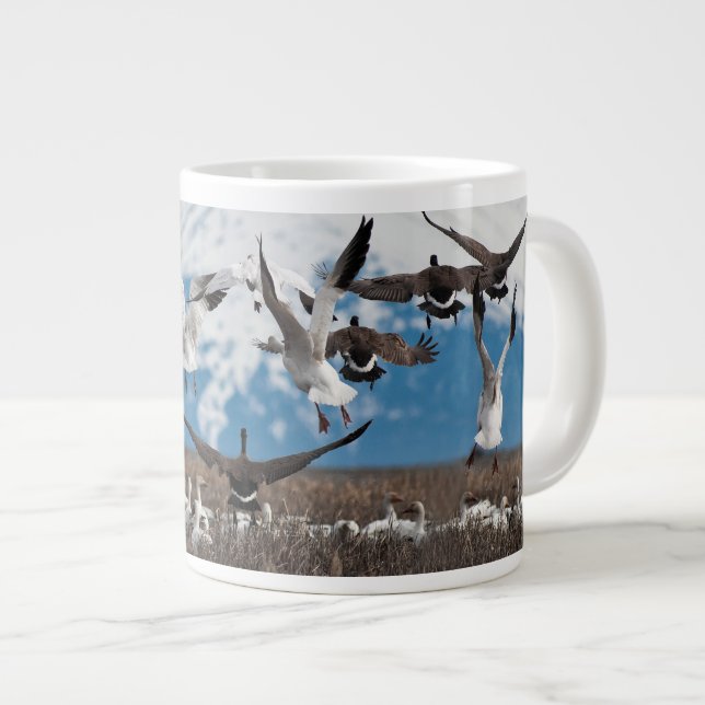 Scattering Geese Jumbo Mugg (Framsida höger)