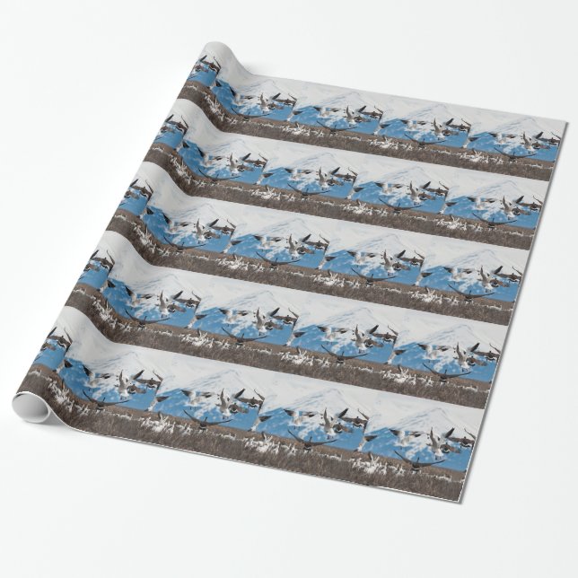 Scattering Geese Presentpapper (Utrullad)